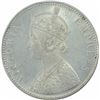 Image 2 : Silver One Rupee Coin of Victoria Empress of Bombay Mint of 1884.