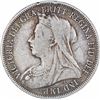Image 1 : Silver One Shilling Coin of Victoria of Great Britain.