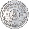 Image 1 : Silver Five Tolas Weight Bar of Habib Bank Limited.