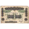 Image 1 : Rare Uniface 10 Note of King Edward of Calcutta Circle of 1903.