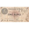 Image 1 : Rare One Rupee Note of King George V of 1917 of H Denning.