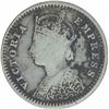 Image 2 : Error Silver Two Annas Coin of Victoria Empress.