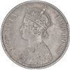 Image 2 : Error Silver One Rupee Coin of Victoria Empress of Bombay Mint of 1885.