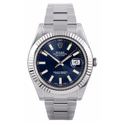 Rolex Datejust II  41Mm Blue Stick  Men Watch