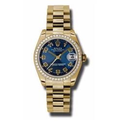Rolex Datejust 31  18K Yellow Gold Presidential Bracelet  Women Watch