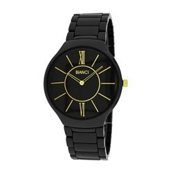 Roberto Bianci Unisex Black Ceramic Watch-5878M