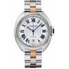 Image 1 : Cartier Cle De  40Mm Rose Gold &Amp; Steel Automatic  Men Watch