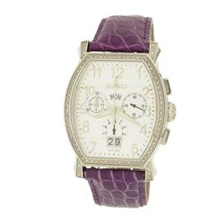 Roberto Bianci Classic Strap Diamond Watch With Chronograph And Day And Date -1861DIA