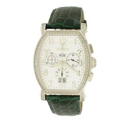 Roberto Bianci Classic Strap Diamond Watch With Chronograph And Day And Date -1861DIA