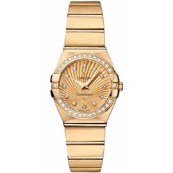 Omega Constellation Brushed Quartz 24Mm  Women Watch