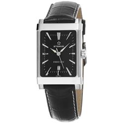 Eterna 1935  Swiss Automatic Black Leather  Women Watch