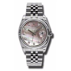 Rolex Datejust 36 Steel &Amp; White Gold  Men Watch