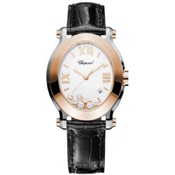 Chopard Happy Sport Oval 7 Floating Diamonds  Women Watch