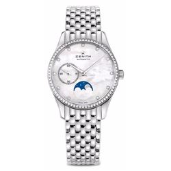 Zenith Captain Ultra Thin Moonphase  Women Watch