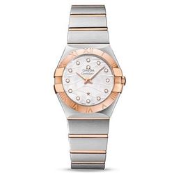 Omega Constellation Brushed Quartz 27Mm  Women Watch