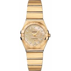 Omega Constellation Brushed Quartz 24Mm  Women Watch