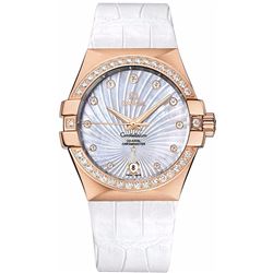 Omega Constellation Brushed Chronometer 27Mm  Women Watch
