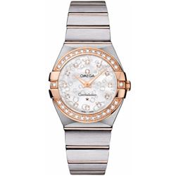 Omega Constellation Brushed Quartz 27Mm  Women Watch