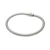 Image 1 : Sterling Silver Rhodium Plated Shiny Italian Bracelet itb00092rh