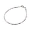 Image 1 : Sterling Silver Rhodium Plated Mesh Italian Bracelet JPB00005RH
