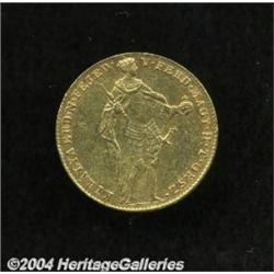 Trade Ducat 1848, KM433, AXF, lustrous but