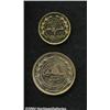 Image 2 : King Hussein gold Pattern 1 and 5 Fils 1975,