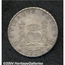 Carlos III Pillar 8 Reales 1762-MM, KM105,