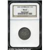 Image 1 : Willem II 1/2 Gulden 1849, KM73.1, MS62 NGC,