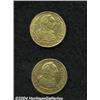 Image 1 : Carlos III gold 1/2 Escudos - Two Examples,