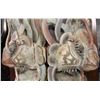 Image 10 : Ancient c1750 Chinese Poly-Chromed Wood Carvings : Lung Temple Protectors/Guards 24x9" each