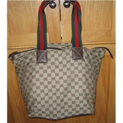 Gucci Travel Tote Purse Handbag