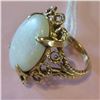 Image 4 : Dramatic Size Australian Opal Crystal & Gold Ring