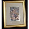 Image 2 : Old Indonesian Color Work in Gilt Frame 17x14"