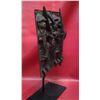 Image 3 : Rare African Benin Bronze Work Plaque 14x11", 18-lbs (Part of a Private Collection)