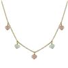 Image 1 : Opal 6X8 Hearts Necklace (Brass) Assorted Colors-16