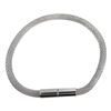 Image 1 : Sterling Silver Mesh Magnet Bracelet