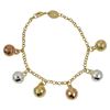 Image 1 : Gold Filled Tri Color Ball Bracelet