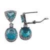 Image 1 : Sterling Silver-CZ Earrings