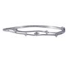 Image 1 : Sterling Silver-White Bangle