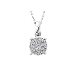 SS DIAMOND PENDANT (#8096D)