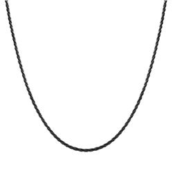 Black Thick Brass Chain -16