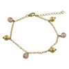 Image 1 : GD Matte Ball CZ Bracelet