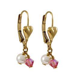 Gold Filled Pearl-Crystal