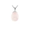 Image 1 : SILVER ROSE QUARTZ PENDANT (#6262RQ)