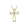 Image 1 : WG DIAMOND CROSS PENDANT (#7302D)