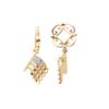 Image 1 : GOLD WHEEL / DIA FLAG DANGLE (#165D)