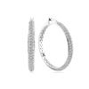 Image 1 : SILVER CUBIC ZIRCONIA EARRINGS (#7465CZ-AAAA)