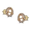 Image 1 : Genuine 0.46CTW Semi-Mount Earring 14K Rose Gold