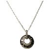 Image 1 : Sterling Silver Donut Pendant
