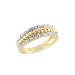 DIAMOND STACK RING - Size 7 (#8856D)